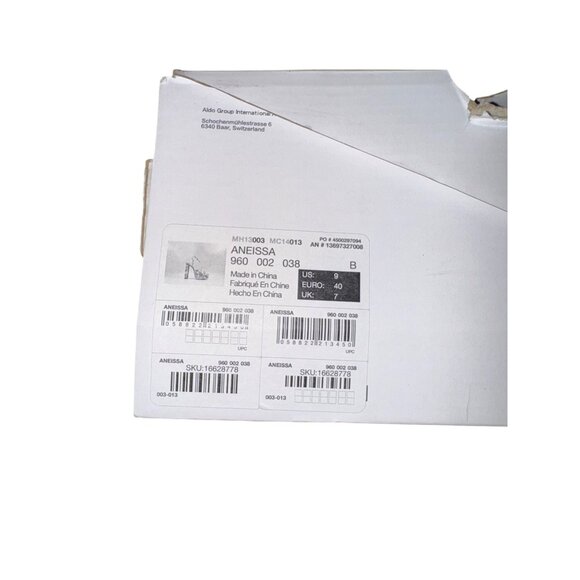 Aldo Aneissa Platform Sandals Size 9 US Multicolor Floral Pattern Sexy Shoes Y2K - Picture 7 of 10